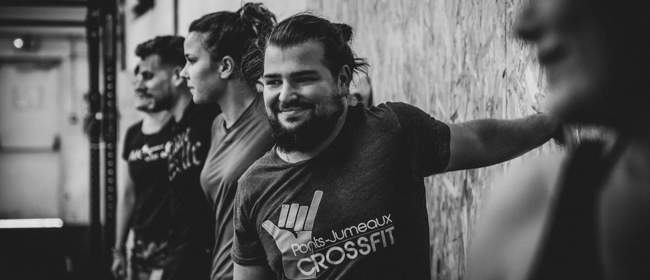 Le groupe de membres après un entraînement de CrossFit